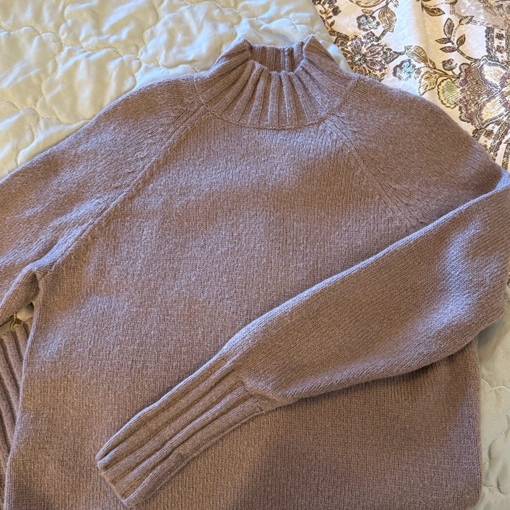 Sweater dress with mock neck - Picture 2 of 8